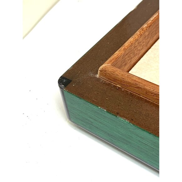 Breguet Watch Box Presentation Green Lacquered Wooden Display Empty Rare - Picture 12 of 15